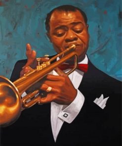 Trumpet Player Art paint by numbers