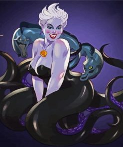 Ursula Villain Art paint by numbers