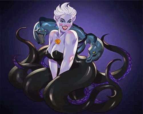 Ursula Villain Art paint by numbers