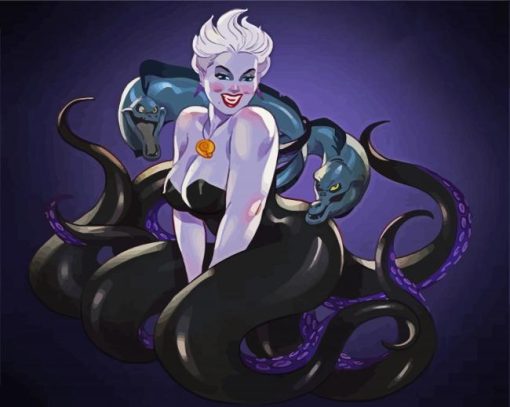 Ursula Villain Art paint by numbers