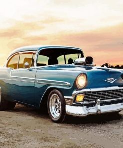 Vintage Chevy Chevrolet paint by numbers