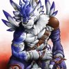 Weregarurumon Anime paint by numbers