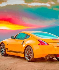 Nissan 370Z Heritage Edition paint by numbers