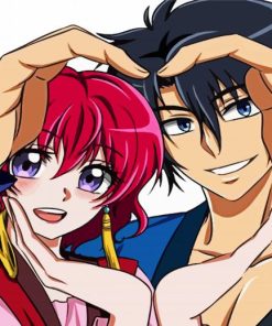 Yona And Hak Son Love paint by numbers