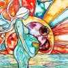 Abstract Pregnant Woman paint by numbers