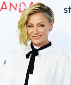 Gorgeous Portia De Rossi paint by numbers