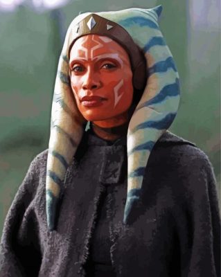 Ahsoka Character paint by numbers