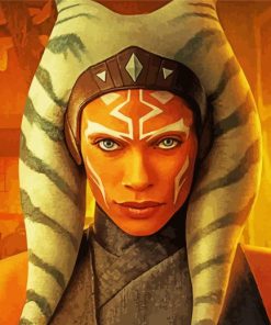 Ahsoka Movie Character paint by numbers