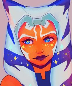 Ahsoka Tano Animation paint by numbers