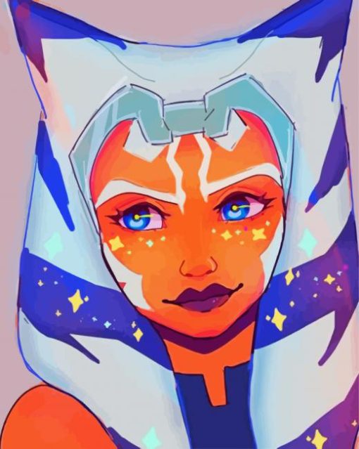 Ahsoka Tano Animation paint by numbers