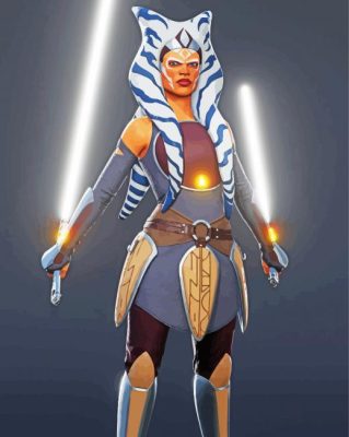 Ahsoka Tano Art paint by numbers