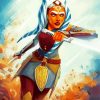 Ahsoka Tano Character paint by numbers