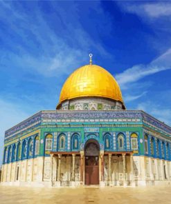 Al Aqsa Wonderful Mosque paint by numbers