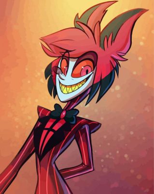 Alastor Animated Series paint by numbers