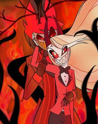 Hazbin Hotel Characters paint by nummbers