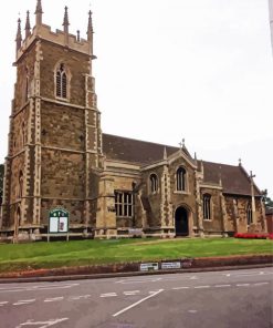 Alford Church paint by numbers