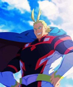 Aesthetic All Might paint by numbers