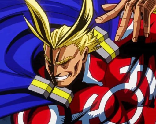 All Might Toshinori paint by numbers