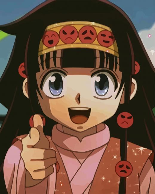 Alluka Zoldyck paint by numbers