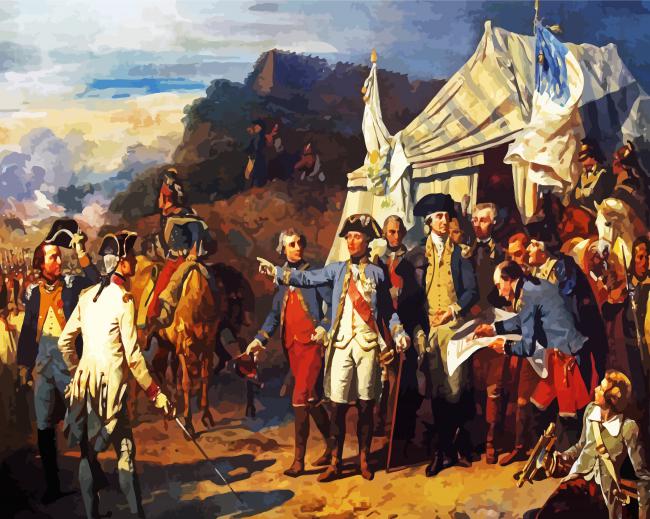 American Independence Revolution paint by numbers