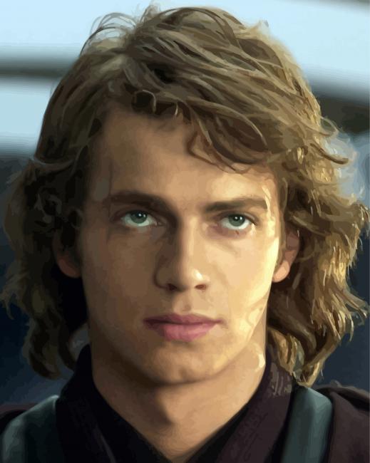 Anakin Skywalker paint by numbers