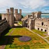 Aesthetic Caernarfon Castle paint by numbers