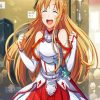 Asuna Anime Girl paint by numbers