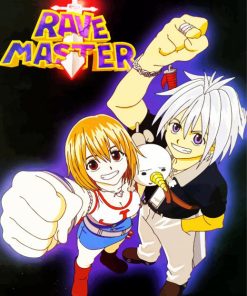 Rave Master Manga Anime paint by numbers