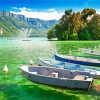 Annecy Lake Landscape paint by numbers