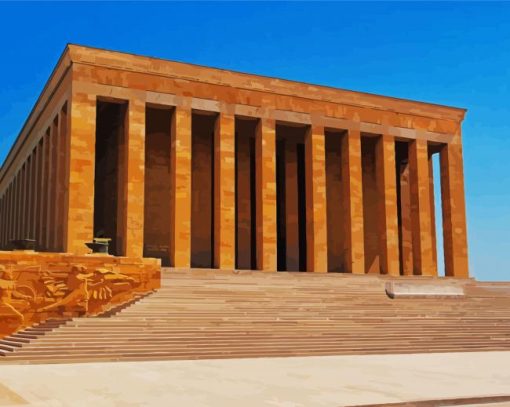 Antikabir Ankara paint by numbers