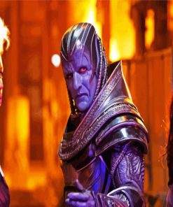 Characters Of X Men Apocalypse paiintt by numbers