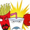 Aqua Teen Hunger Force paint by numbers