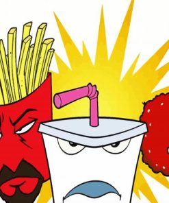 Aqua Teen Hunger Force paint by numbers