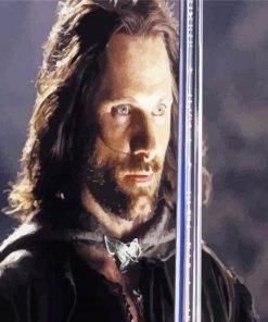 Aragorn Character paint by numbers