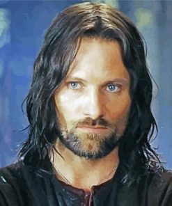 Aesthetic Aragorn paint by numbers