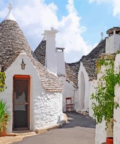 Alberobello Buildings Paint by numbers