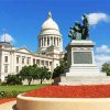 Arkansas State Capitol paint by numbers