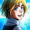 Happy Armin Arlert paint by numbers