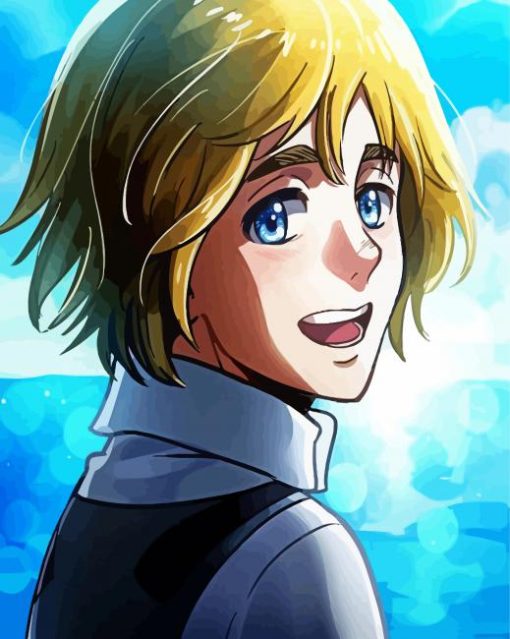 Happy Armin Arlert paint by numbers