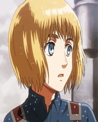 Armin Arlert paint by numbers