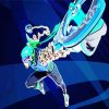 Arms Min Min Character paint by numbers