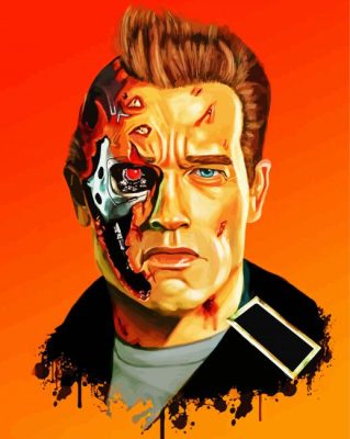 Arnold Terminator Art paint by numbers