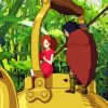 Arrietty And Spiller Characters paint by numbers