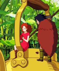 Arrietty And Spiller Characters paint by numbers