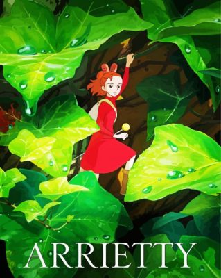 The Japanese Arrietty paint by numbers