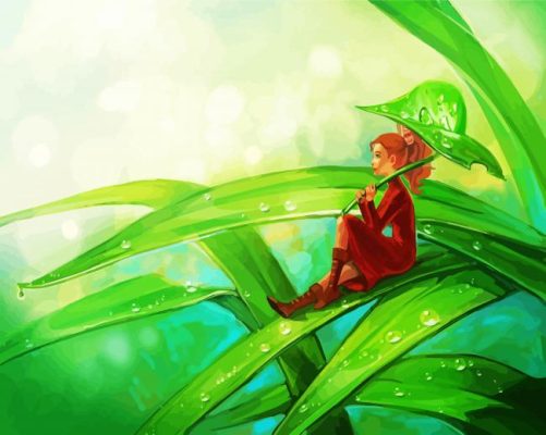 Arrietty Character paint by numbers