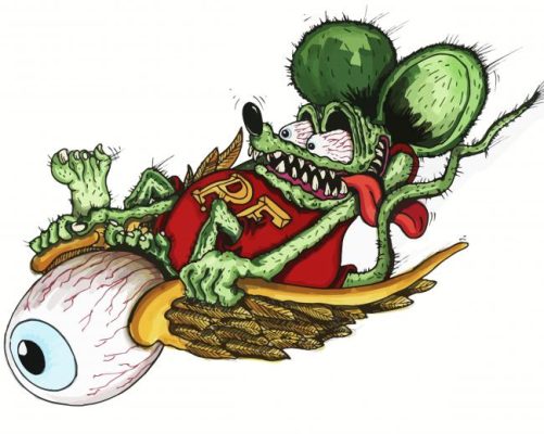 Fantasy Rat Fink Art paint by numbers