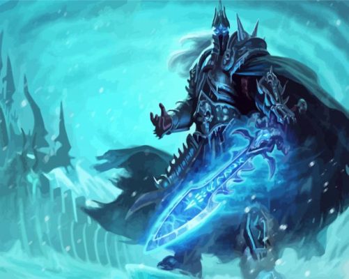 Strong Arthas Menethil paint by numbers