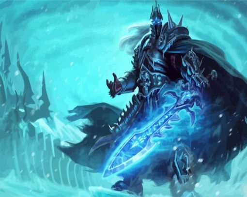 Strong Arthas Menethil paint by numbers