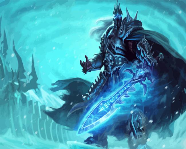 Strong Arthas Menethil paint by numbers